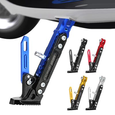 CNC Motorcycle Kickstand Aluminum Alloy Kick Stand Parking
