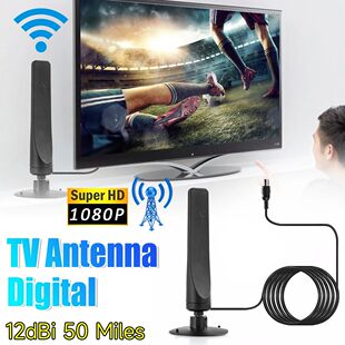 4K/1080P HD Digital TV Antenna With Signal Amplifier Indoor