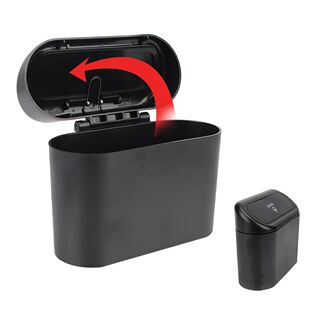 Auto Interior Accessories Pressing Type Trash Can ABS Car