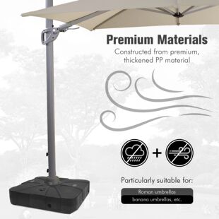 Cantilever Umbrella Base Fillable Umbrella Stand with