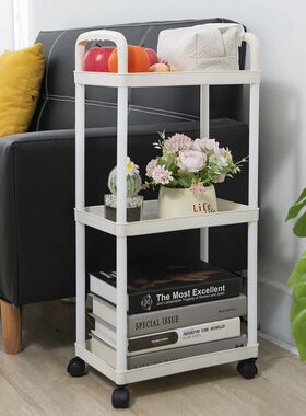 3-4 Layers Of White Simple Plastic Splicing Receiving Rack,