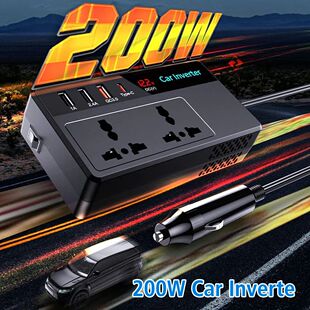 24V 12V Inverter Car USB Chargers Type-C Port Cigar Lighter