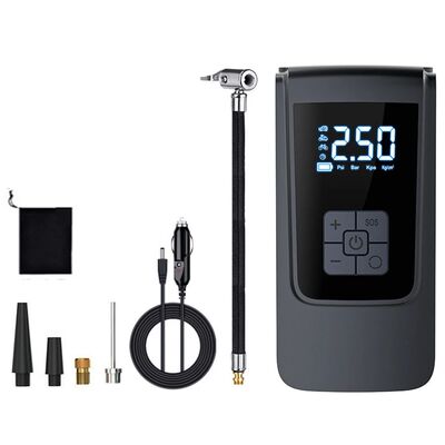 7.4/12V Digital Air Pump 6000mAh Car Tire Inflator Smart
