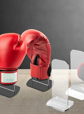 2 Pcs/Set Clear Acrylic Boxing Gloves Display Rack for Home