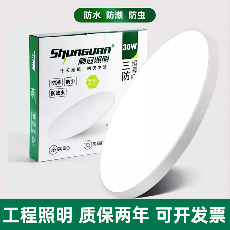 三防吸顶灯防蚊防尘防潮图片
