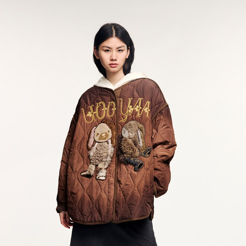 乌丫兔子精灵M65内胆棉服