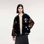 新款 UOOYAA 乌丫2025冬季 「魔法花园」刺绣棒球夹克