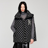 UOOYAA 乌丫经典 老花拼接羽绒马甲