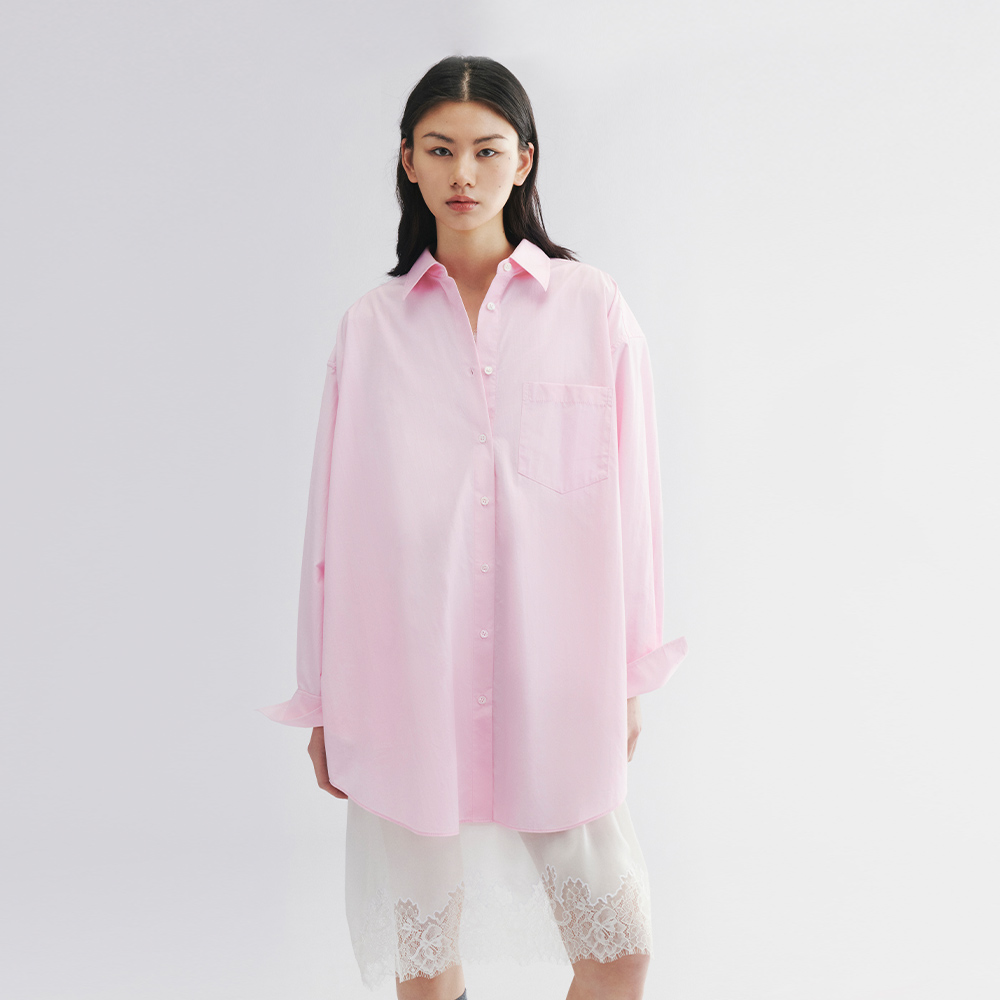 UOOYAA/乌丫叠穿式衬衫连衣裙