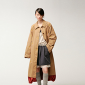 新款 UOOYAA 乌丫2026春季 「奇幻嘉年华」古典木马巴尔马肯风衣