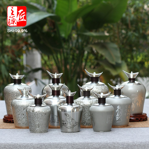 纯手工999纯锡制暖酒温酒烫酒壶