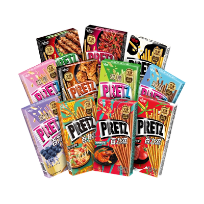 办公室下午茶零食格力高咸味饼干