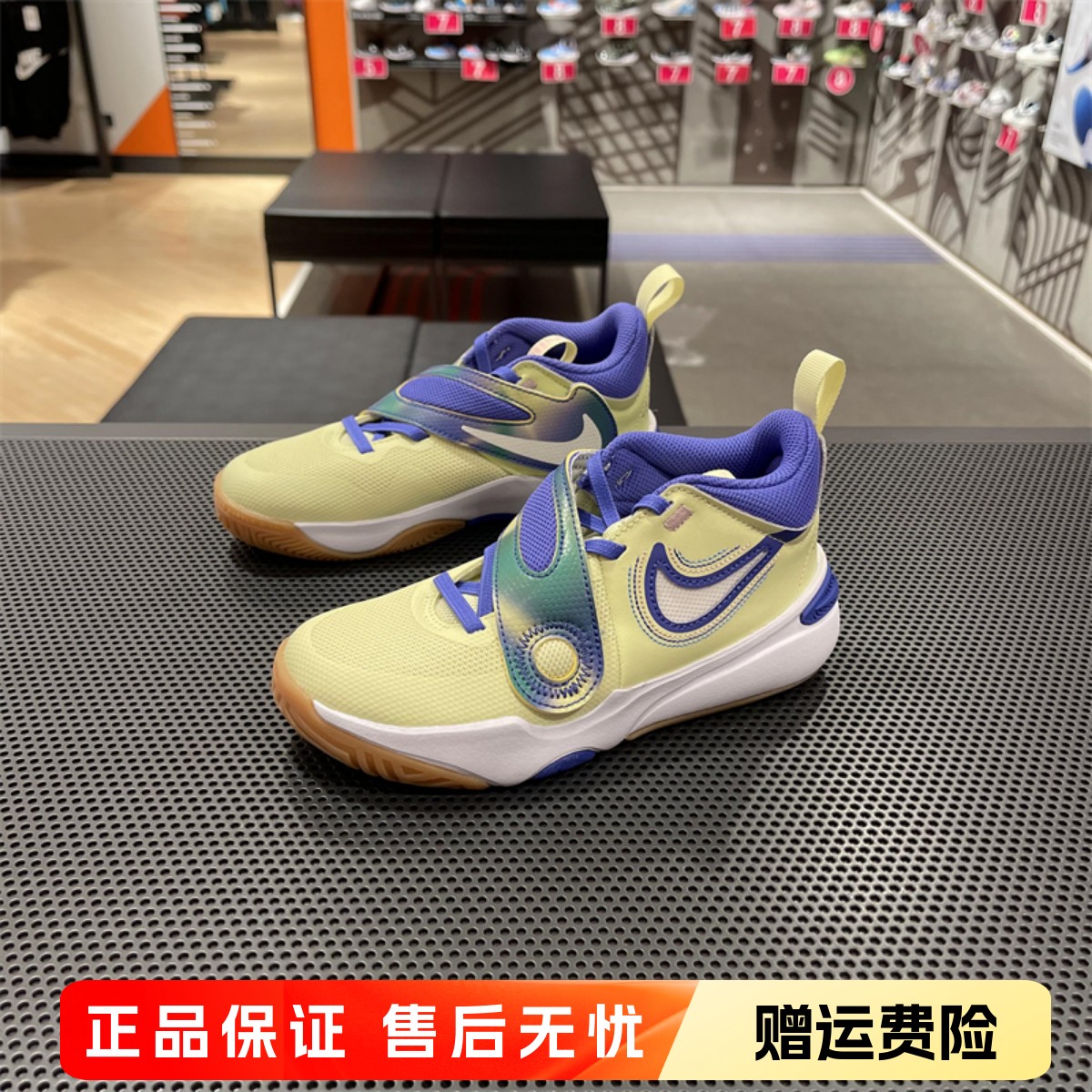 耐克NIKE轻便舒适儿童篮球运动鞋