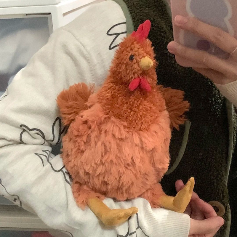 鸡你太美塞西尔仿真小母公鸡
