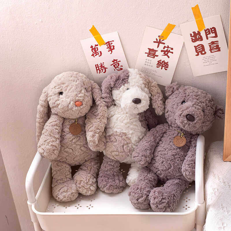 邦邦兔公仔玩具可爱小熊垂耳兔玩偶毛绒玩具布娃娃生日礼物送女友