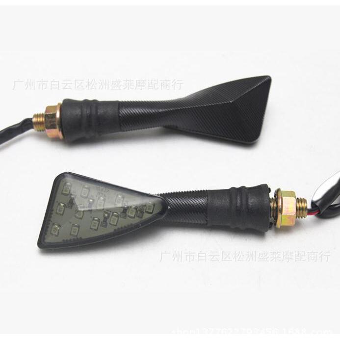 摩托车改装转向灯LED装弯灯熏黑灯适用踏板车黄龙600/300金鹏春风