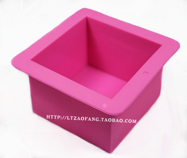 xj138.正方形 硅胶 DIY 手工皂模具 好脱模 易清洗 方形皂模