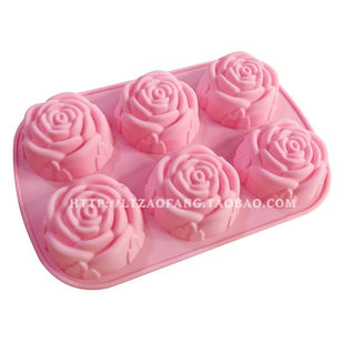 Handmade soap contains rose, soap mold, candle