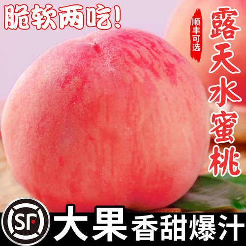 【精选品质】新鲜露天水蜜桃大果