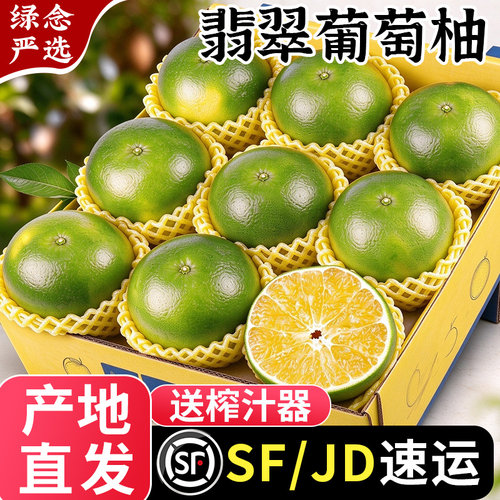 正宗翡翠青皮葡萄柚清甜爆汁