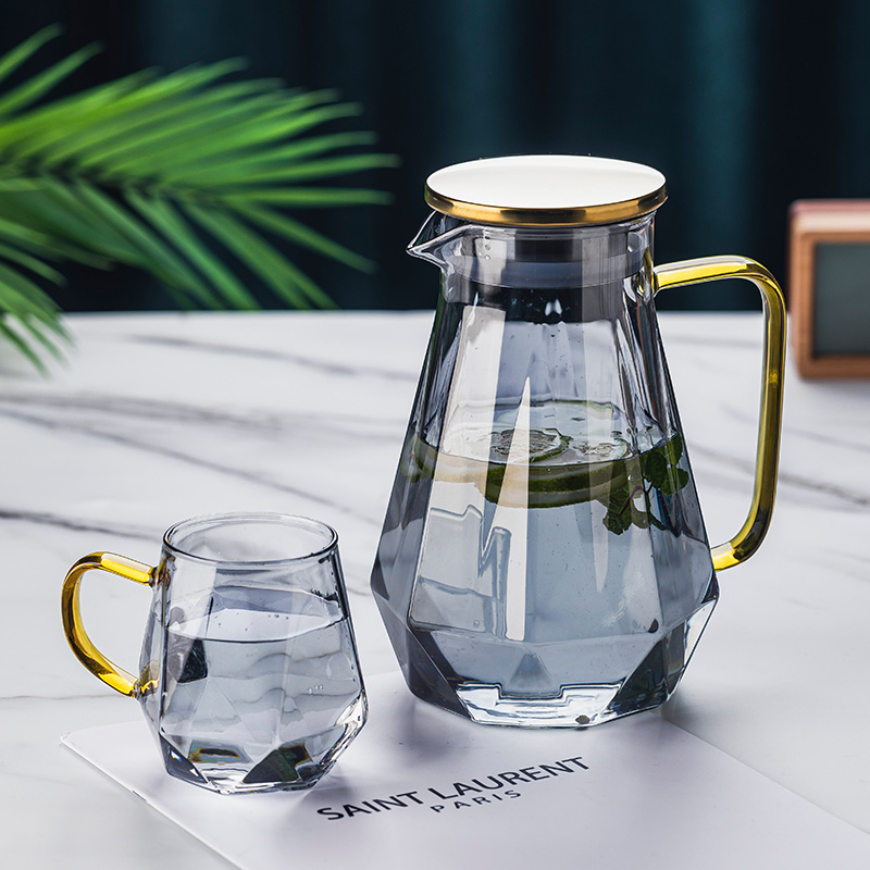 轻奢玻璃冷水壶凉水杯北欧防爆
