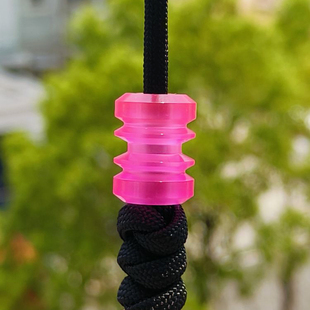 SSD工作室粉色树脂伞绳EDC刀坠背包挂坠吊坠DIY珠折刀手链珠挂件