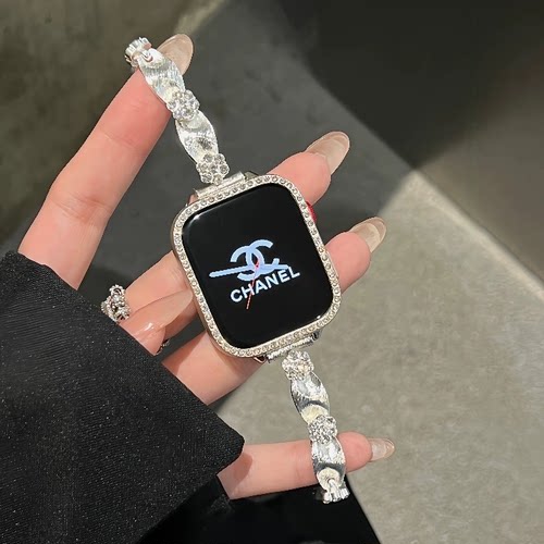 925真银表带适用于华为Fit4/pro手表fit3表带新款女丝绸纹手环109