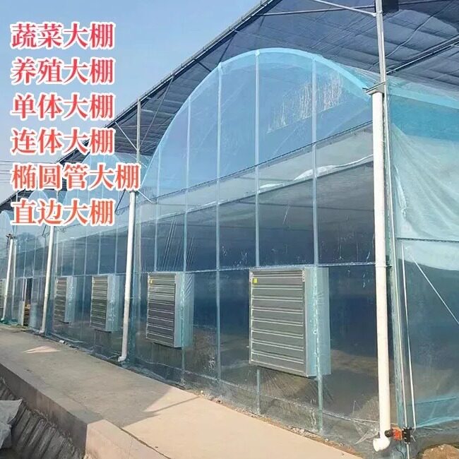 全套热镀锌钢管温室大棚支架钢材养殖种植大棚骨架抗风抗雨蔬菜棚