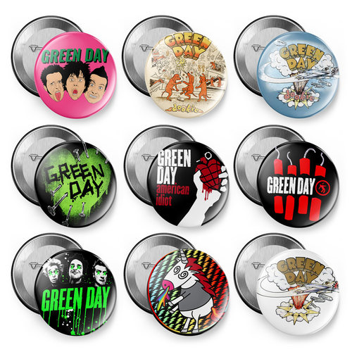 greenday绿日吧唧胸章挂件冰箱贴