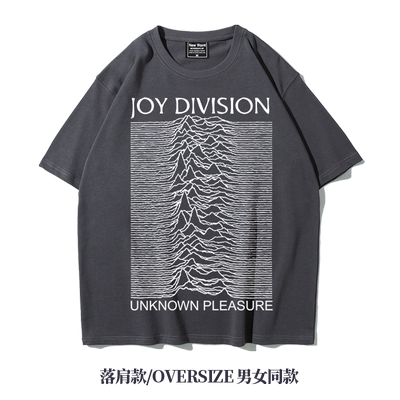 阿美咔叽重滚落肩五分袖恤