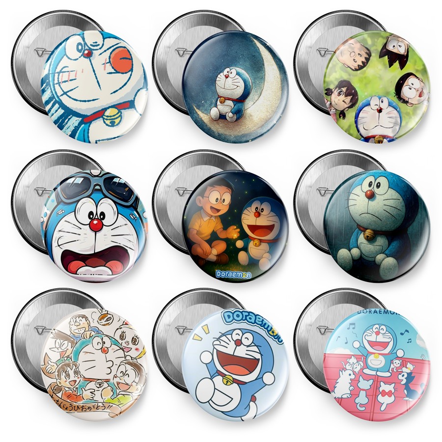 机器猫吧唧胸章书包挂件磁冰箱贴