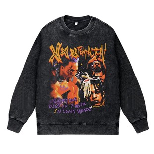 美式说唱歌手西海岸流行R&B秋冬圆领套头卫衣XXXTENTACION