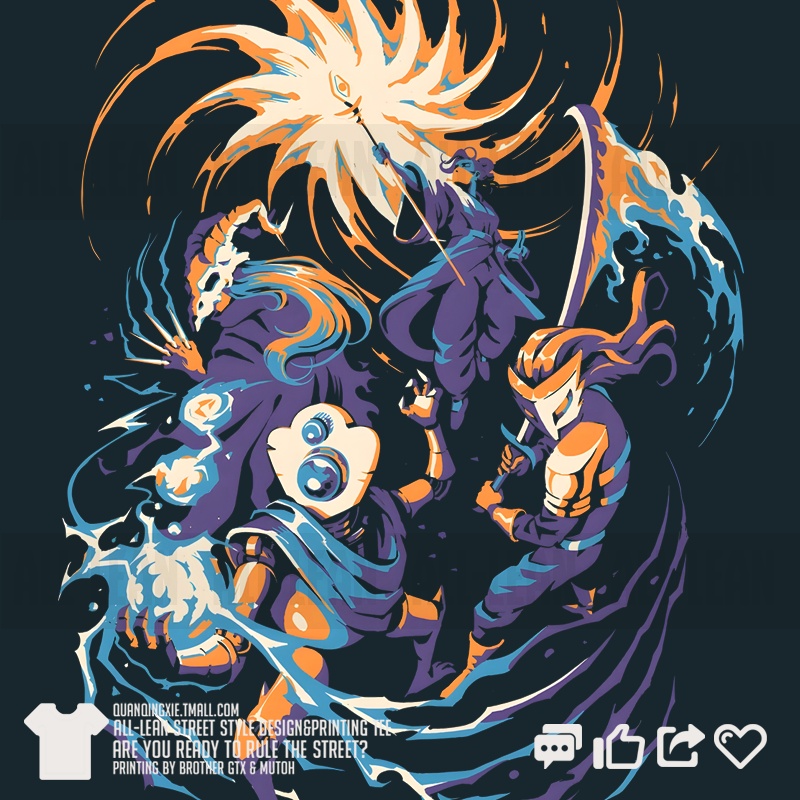 潮牌男女同款短袖杀戮尖塔游戏超火周边印花宽松圆领纯棉T恤夏季