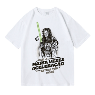 bf纯棉T恤牛顿苹果恶搞星球大战联名美式潮牌周边短袖宽松圆领夏