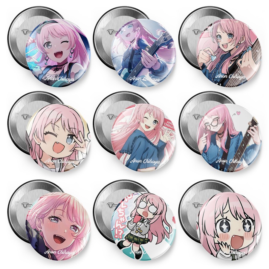 千早爱音谷子吧唧胸章挂件冰箱贴