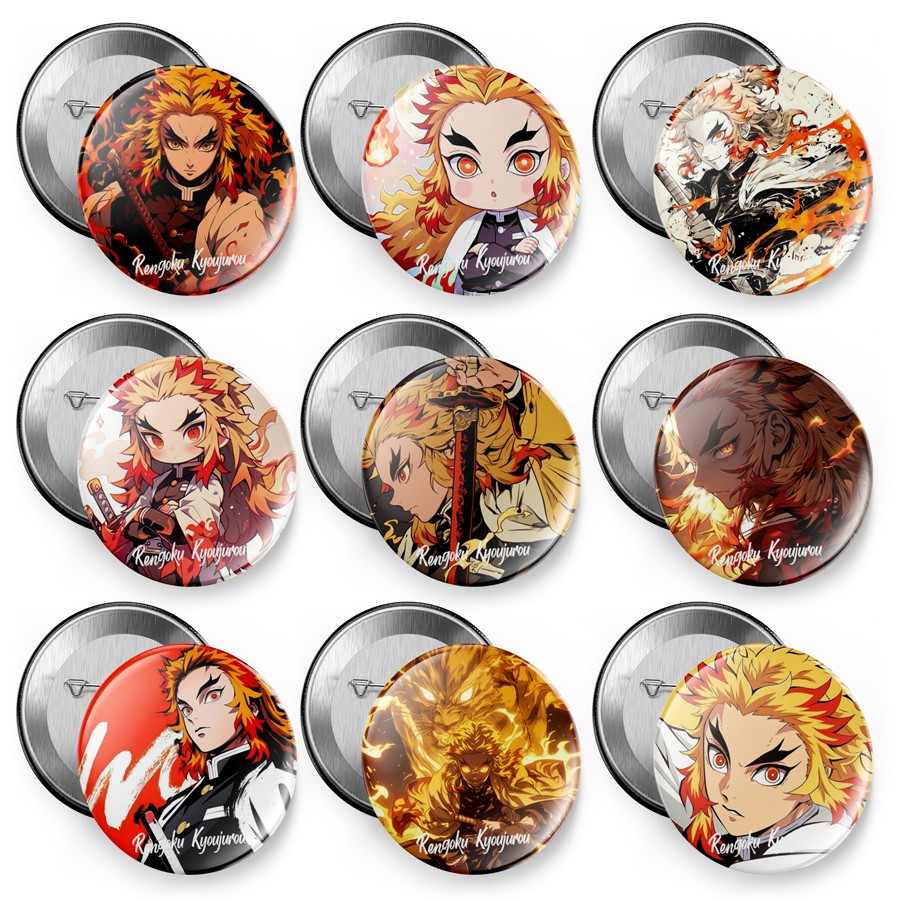 鬼灭之刃吧唧胸章书包挂件冰箱贴