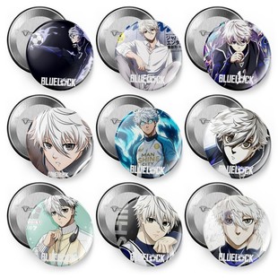 二次元卡通动漫蓝色监狱凪诚士郎周边吧唧胸章谷子书包挂件冰箱贴