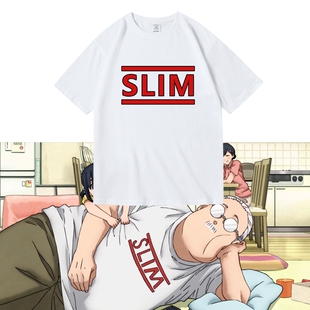 潮流动漫二次元COS服日系坂本太郎日常同款纯棉短半袖T恤男女夏季