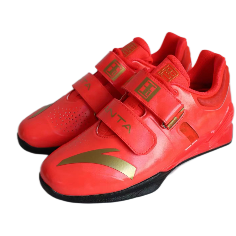 anta/安踏国家队赞助训练比赛举重鞋 红色 男女同款 2023新款