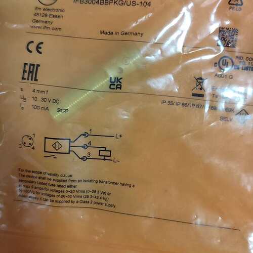 议价 IFM易福门接近开关 IFS244 可维修