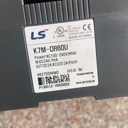 议价 LS产电PLC-K7M-DR60U 拆机一个 成色如图 功能可维修