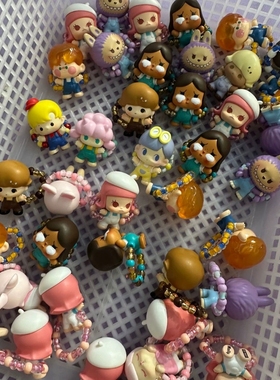 个性少女致幻萌粒戒指手工DIY卡通人物设计时尚创意风女戒闺蜜礼