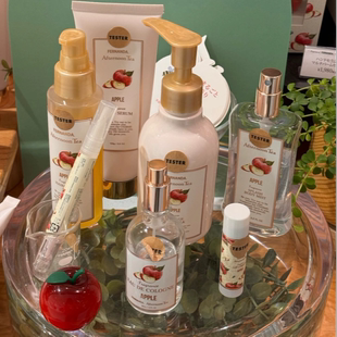 日本现货下午茶Fernanda联名2025苹果限定护手霜润唇膏指缘油香氛