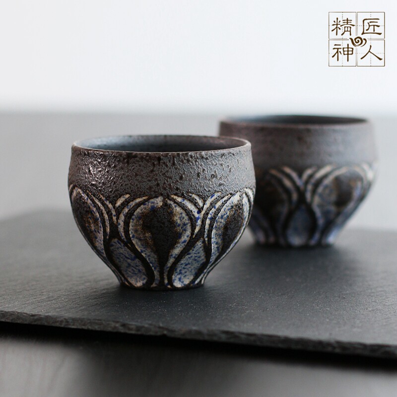 现货 日本进口 职人手作 陶茶杯 品茗杯 主人杯 池下直人个性陶杯