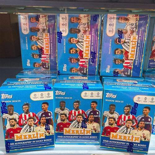 正版授权2025Topps Merlin ChromeUCC欧战足球Value周边收藏卡牌