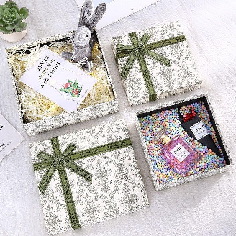 礼物盒蝴蝶结礼盒伴手礼盒子生日情人节高级感礼盒装礼品盒口红盒