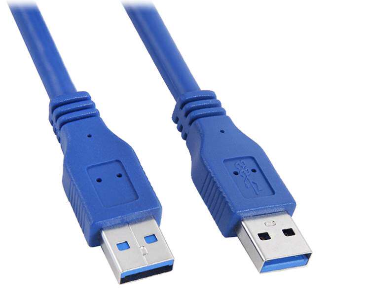 双头usb3.0数据线a-a公对公笔记本电脑散热器移动硬盘机顶盒刷机