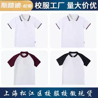 上海市松江区学校T恤校徽校标