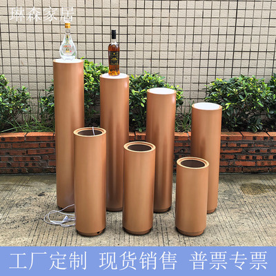 亚克力发光柱圆形立柱琳森