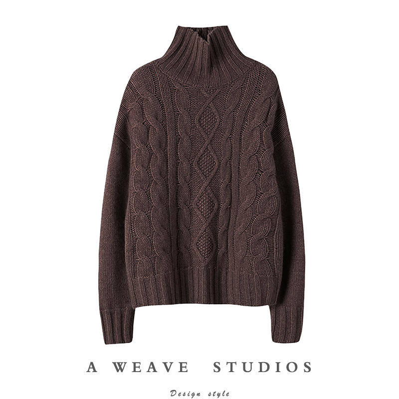 冬凤凰高端100%纯山羊绒衫